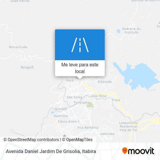 Avenida Daniel Jardim De Grisolia mapa