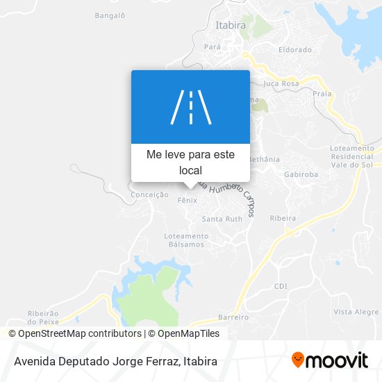 Avenida Deputado Jorge Ferraz mapa
