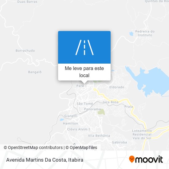 Avenida Martins Da Costa mapa