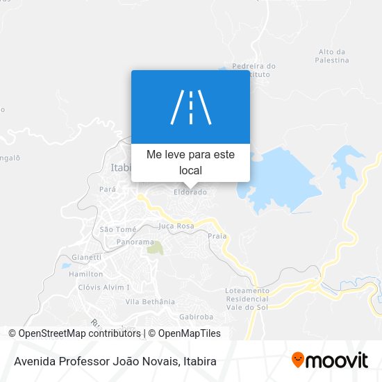 Avenida Professor João Novais mapa