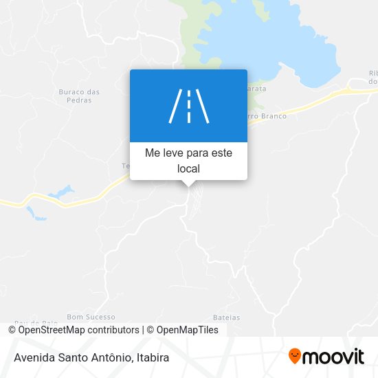 Avenida Santo Antônio mapa