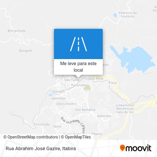 Rua Abrahim José Gazire mapa
