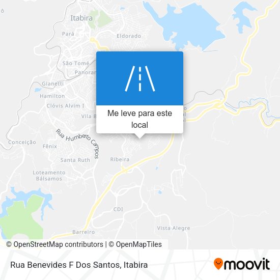 Rua Benevides F Dos Santos mapa