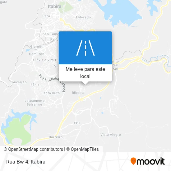 Rua Bw-4 mapa
