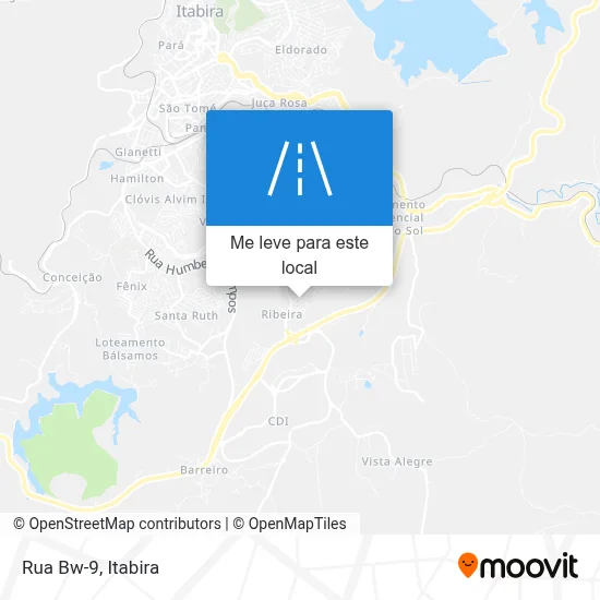 Rua Bw-9 mapa