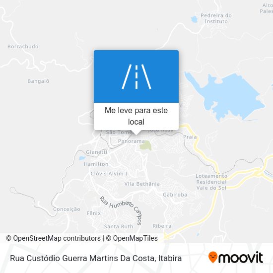 Rua Custódio Guerra Martins Da Costa mapa