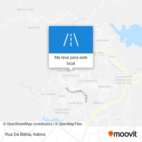 Rua Da Bahia mapa