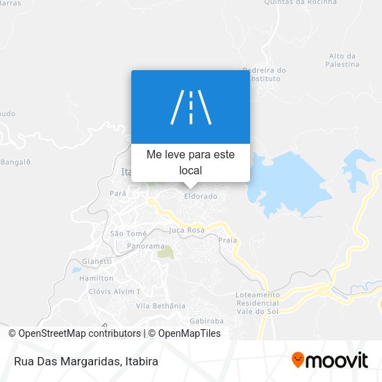 Rua Das Margaridas mapa