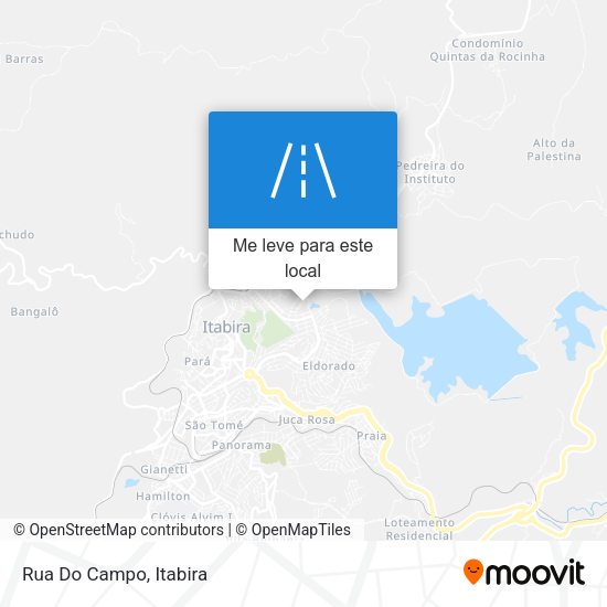 Rua Do Campo mapa
