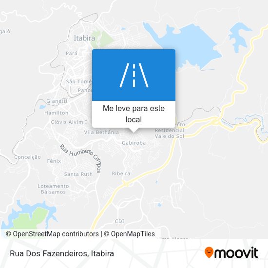 Rua Dos Fazendeiros mapa