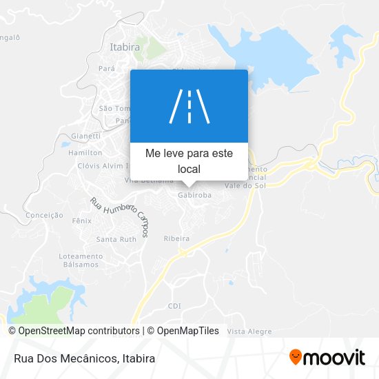 Rua Dos Mecânicos mapa