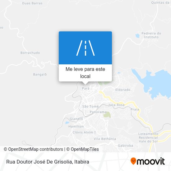 Rua Doutor José De Grisolia mapa