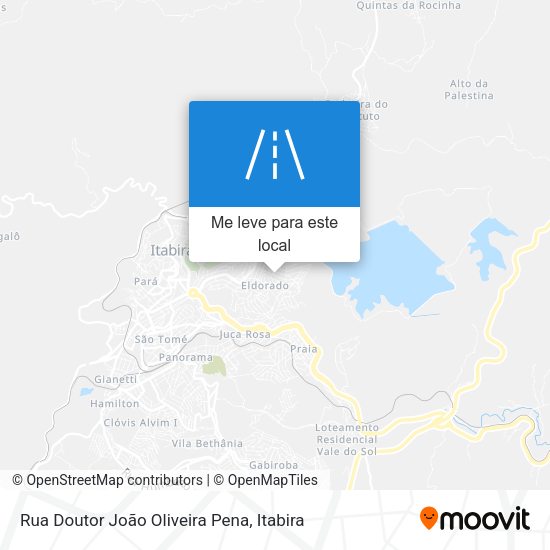 Rua Doutor João Oliveira Pena mapa
