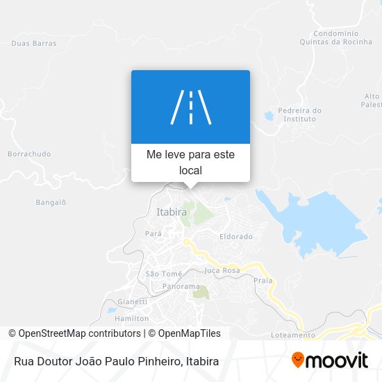 Rua Doutor João Paulo Pinheiro mapa