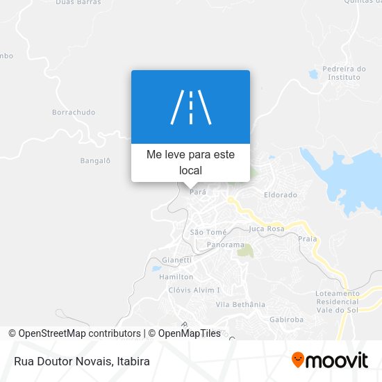 Rua Doutor Novais mapa