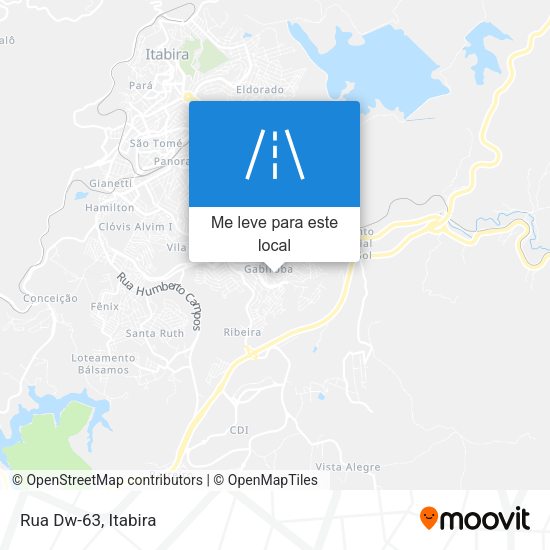 Rua Dw-63 mapa