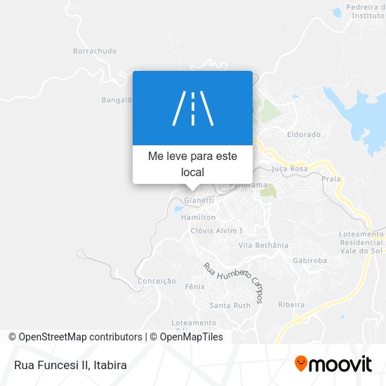 Rua Funcesi II mapa