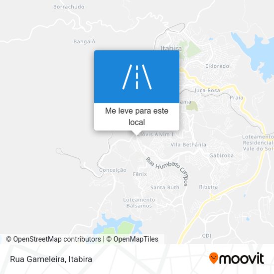 Rua Gameleira mapa