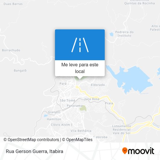 Rua Gerson Guerra mapa