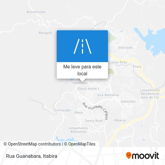 Rua Guanabara mapa