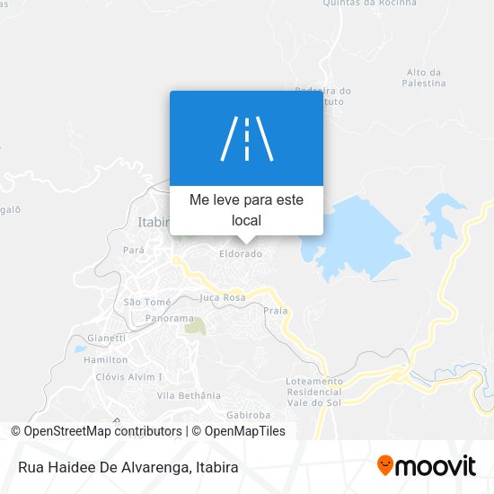 Rua Haidee De Alvarenga mapa