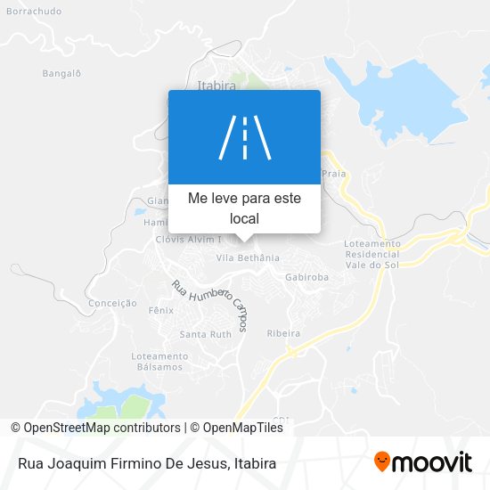 Rua Joaquim Firmino De Jesus mapa