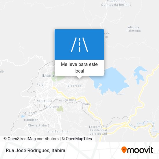 Rua José Rodrigues mapa