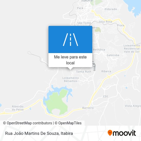 Rua João Martins De Souza mapa