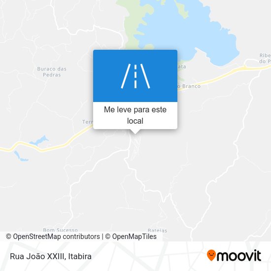 Rua João XXIII mapa