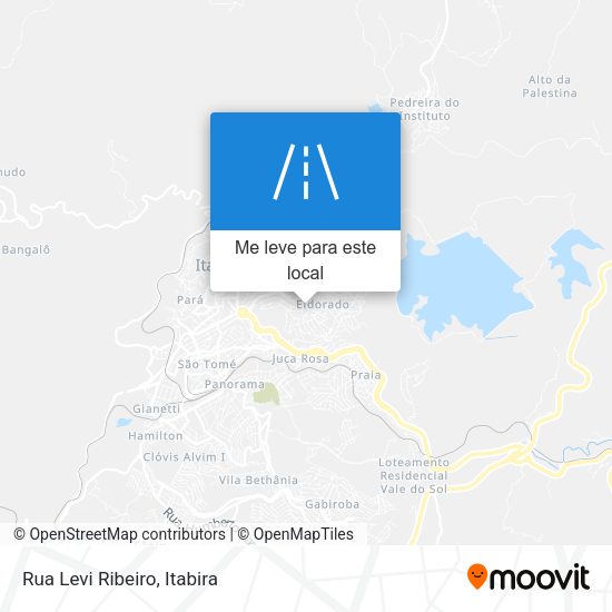 Rua Levi Ribeiro mapa