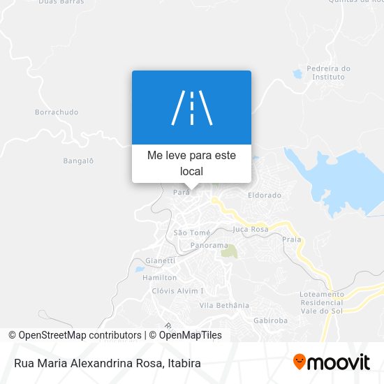 Rua Maria Alexandrina Rosa mapa