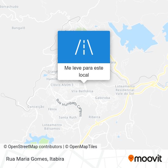 Rua Maria Gomes mapa