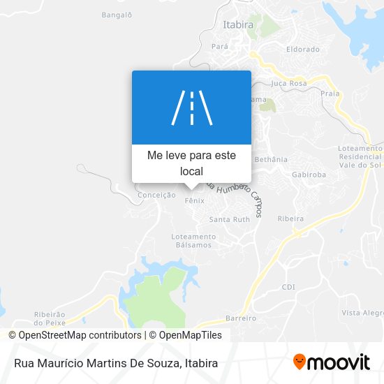 Rua Maurício Martins De Souza mapa