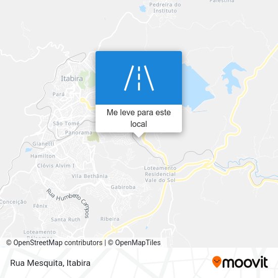 Rua Mesquita mapa