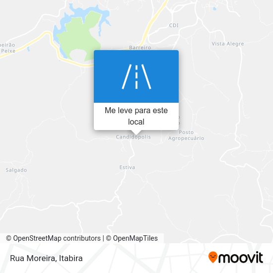 Rua Moreira mapa