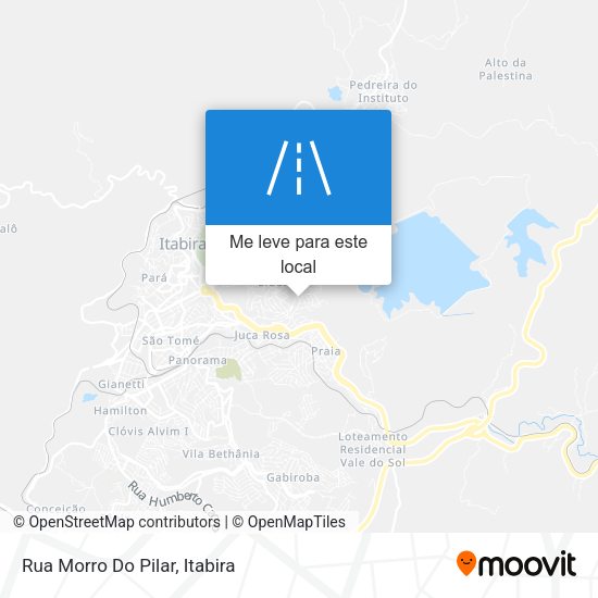 Rua Morro Do Pilar mapa