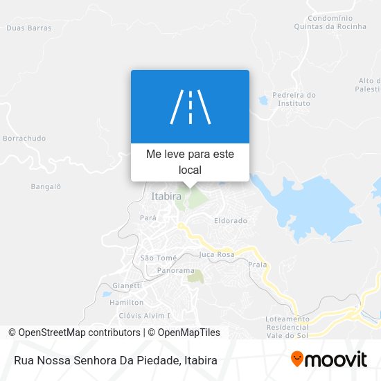 Rua Nossa Senhora Da Piedade mapa