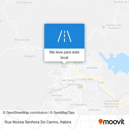 Rua Nossa Senhora Do Carmo mapa