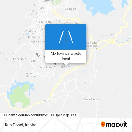 Rua Ponei mapa