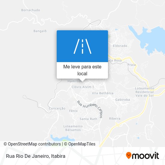 Rua Rio De Janeiro mapa