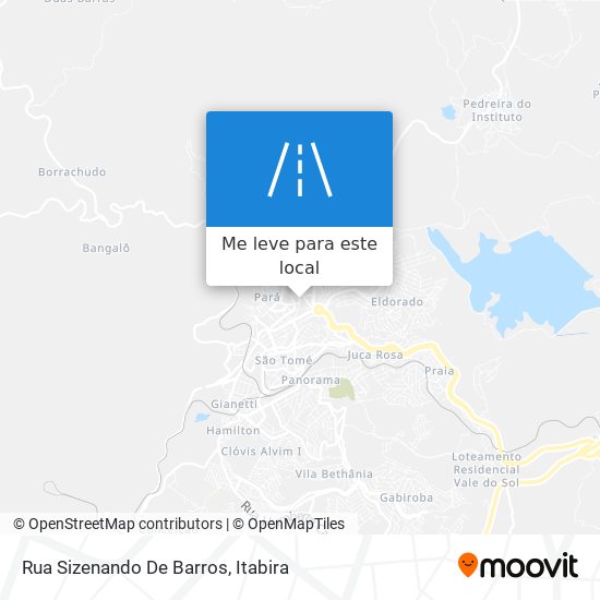Rua Sizenando De Barros mapa