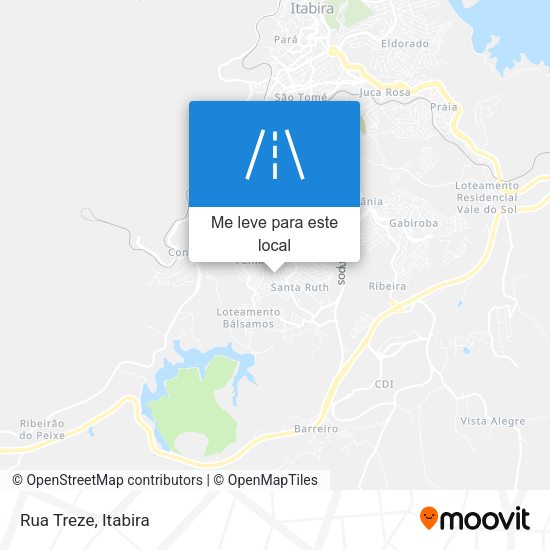 Rua Treze mapa