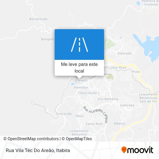 Rua Vila Téc Do Areão mapa