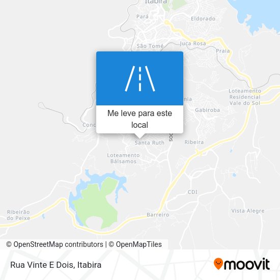 Rua Vinte E Dois mapa