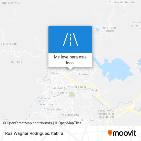 Rua Wagner Rodrigues mapa