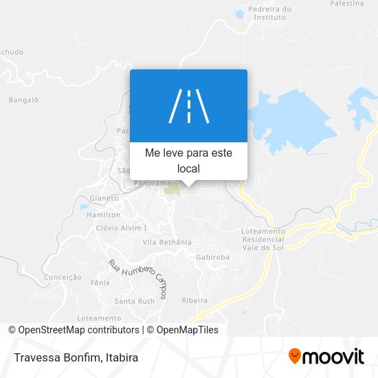 Travessa Bonfim mapa