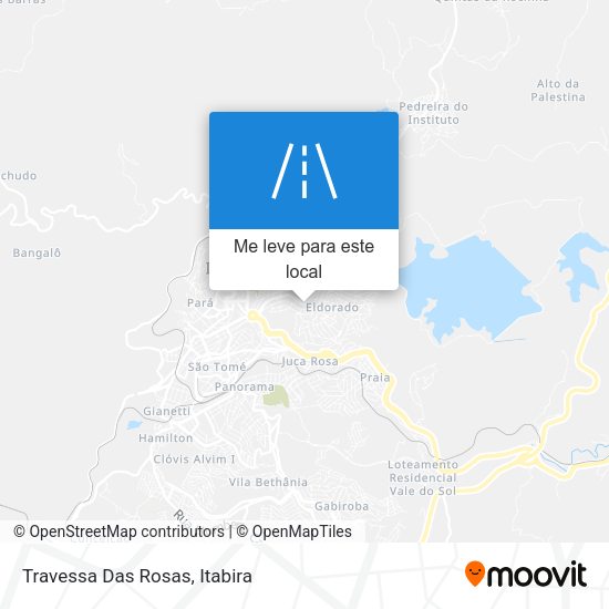 Travessa Das Rosas mapa