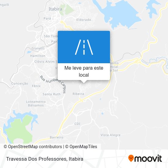 Travessa Dos Professores mapa
