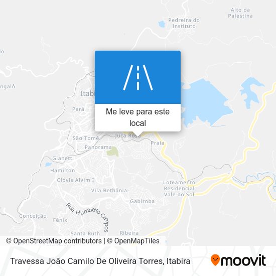 Travessa João Camilo De Oliveira Torres mapa