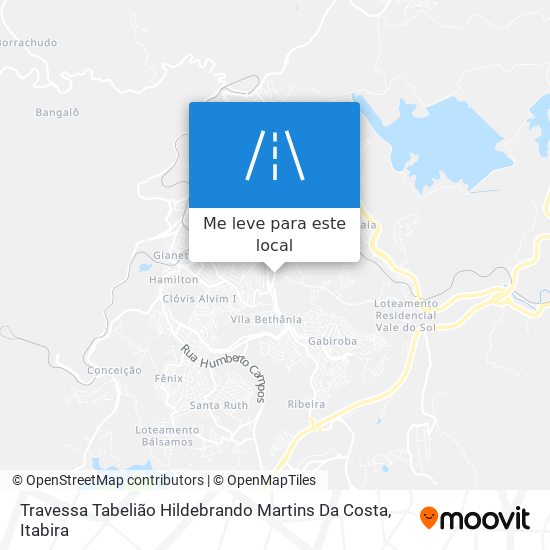 Travessa Tabelião Hildebrando Martins Da Costa mapa